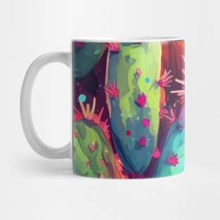 Succulents and cacti pattern Mug